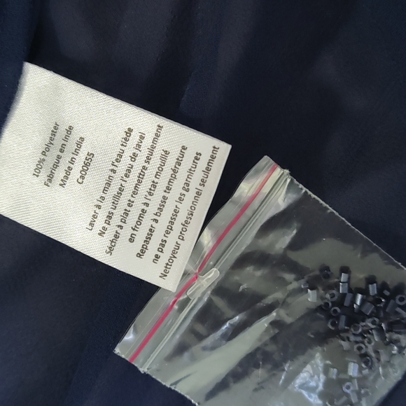 Stunning navy sparkling beaded tank top - Picture 6 of 6